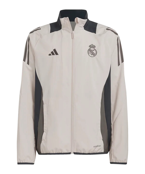 adidas real madrid prematch jacke kids grau