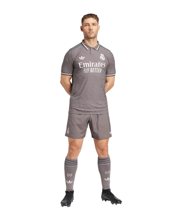 adidas originals real madrid auth. trikot 3rd 20242025 braun