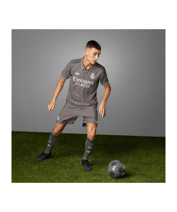adidas originals real madrid auth. trikot 3rd 20242025 braun