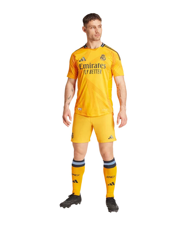 adidas real madrid auth. trikot away 20242025 orange
