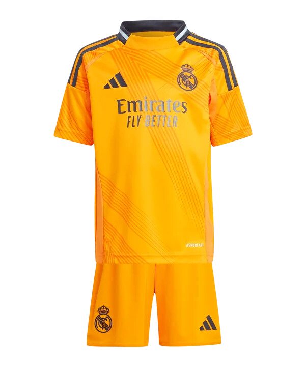 adidas real madrid minikit away 20242025 kids orange