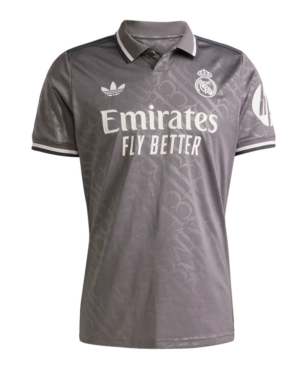adidas real madrid trikot 3rd 20242025 braun mit Ärmelsponsor