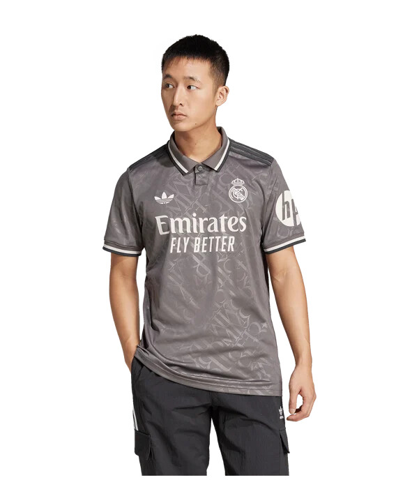 adidas real madrid trikot 3rd 20242025 braun mit Ärmelsponsor