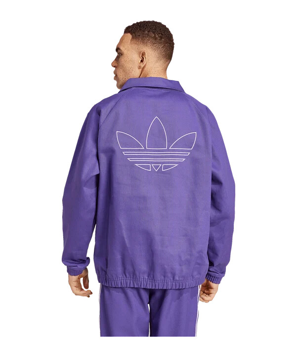 adidas real madrid terrace icon sweatshirt lila