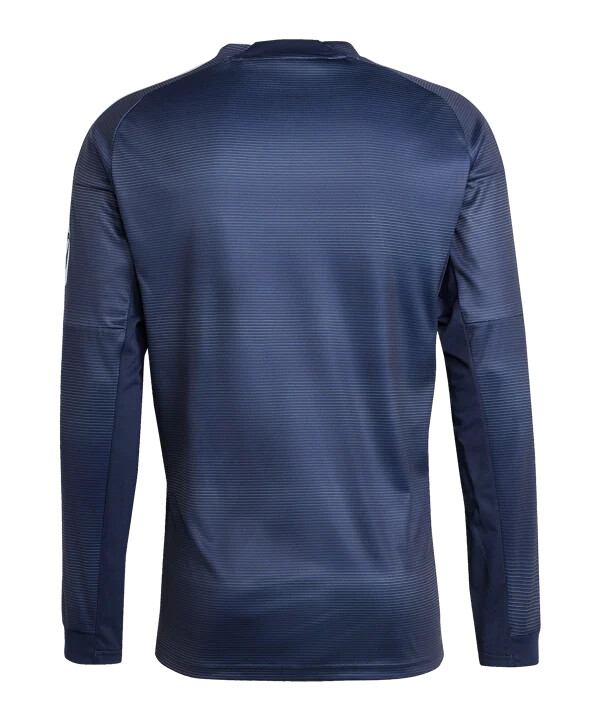 adidas real madrid longsleeve trikot away 20252026 blau