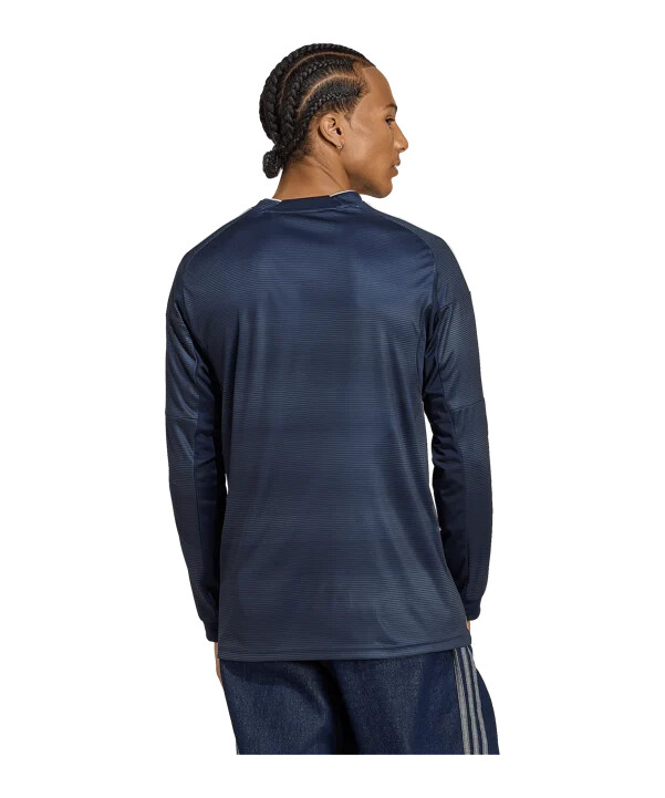 adidas real madrid longsleeve trikot away 20252026 blau