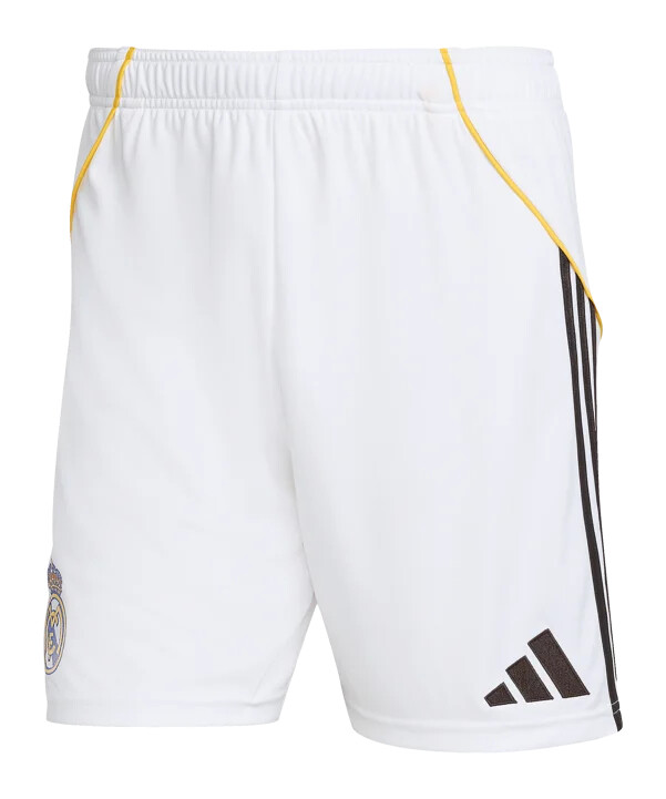 adidas real madrid short home 20252026 weiß