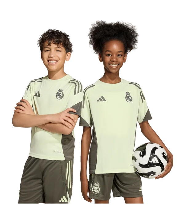 adidas real madrid trainingsshirt kids grün