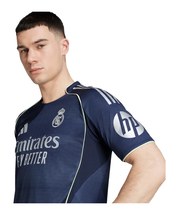 adidas real madrid authentic trikot away 20252026 blau