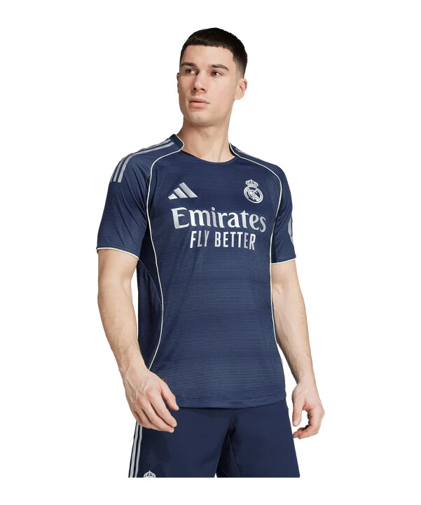 adidas real madrid authentic trikot away 20252026 blau