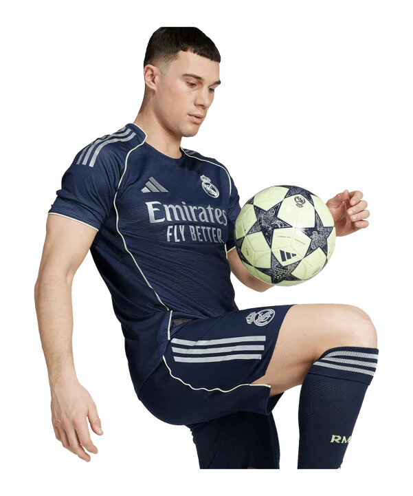 adidas real madrid authentic trikot away 20252026 blau