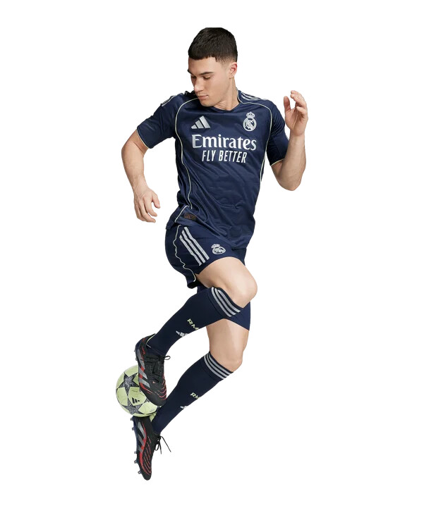 adidas real madrid authentic trikot away 20252026 blau