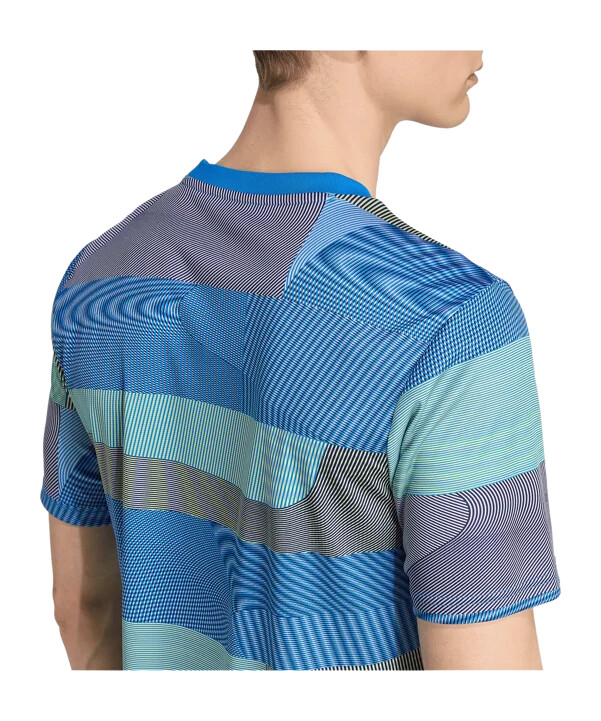 adidas real madrid prematch t-shirt 20252026 blau