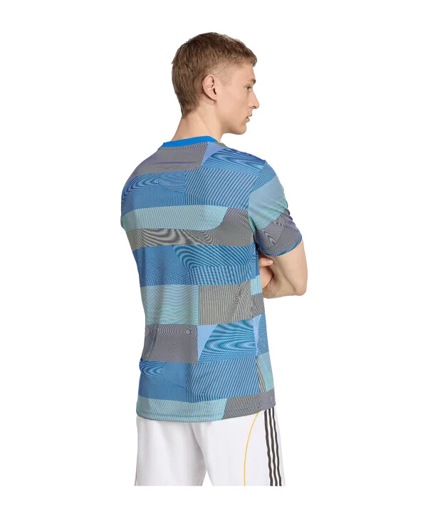 adidas real madrid prematch t-shirt 20252026 blau