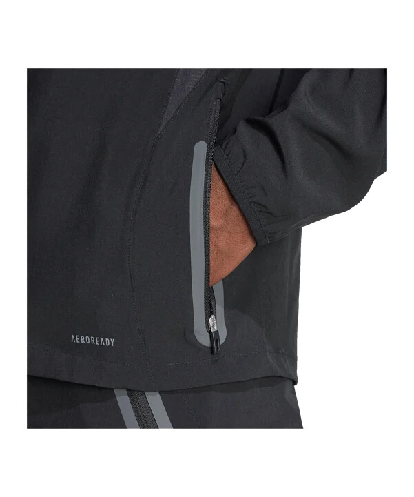 adidas real madrid vis tech travel jacke schwarz