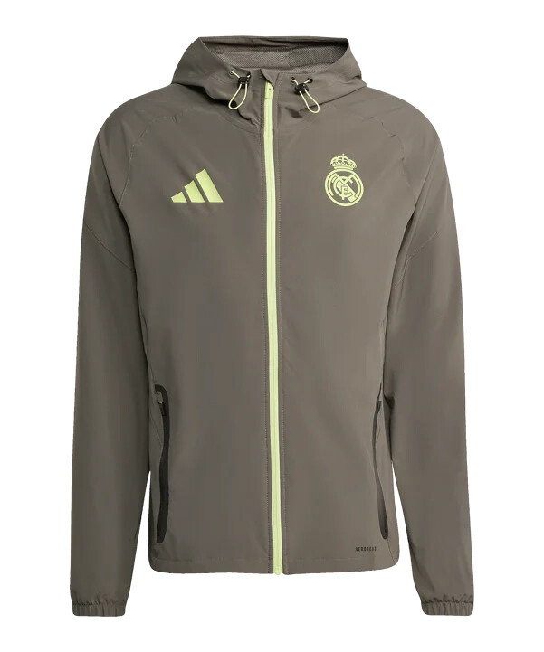 adidas real madrid vis tech travel jacke grau