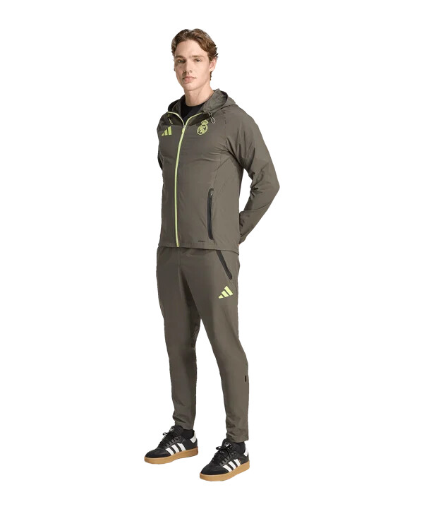 adidas real madrid vis tech travel jacke grau