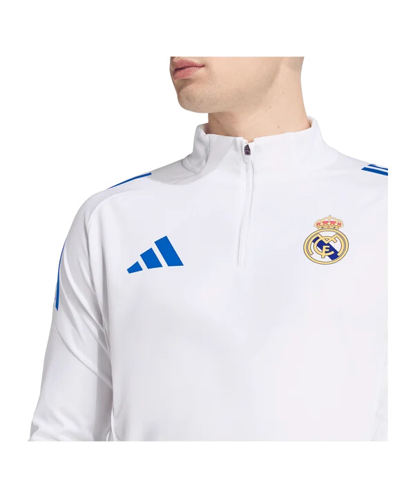adidas real madrid tiro25 competition training sweatshirt 20252026 weiß