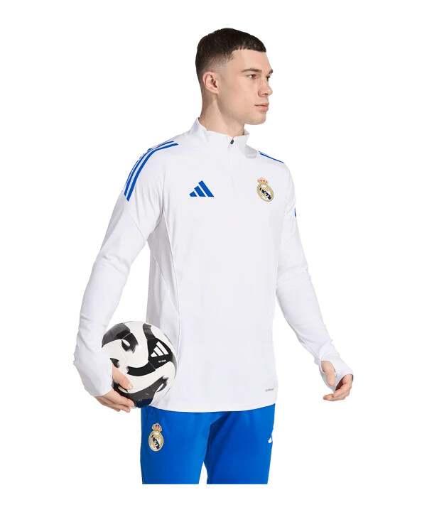 adidas real madrid tiro25 competition training sweatshirt 20252026 weiß
