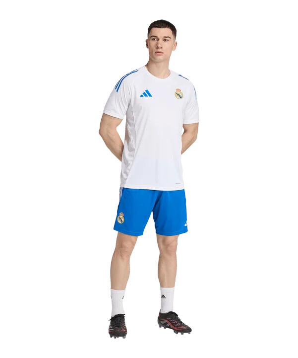 adidas real madrid tiro25 competition training short 20252026 blau