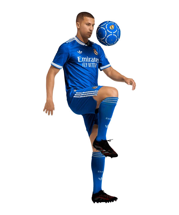 adidas real madrid authentic trikot 3rd 20252026 blau