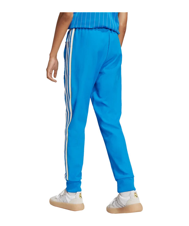 adidas real madrid icon track hose kids blau