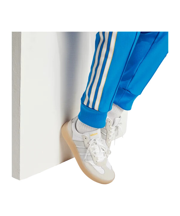 adidas real madrid icon track hose kids blau