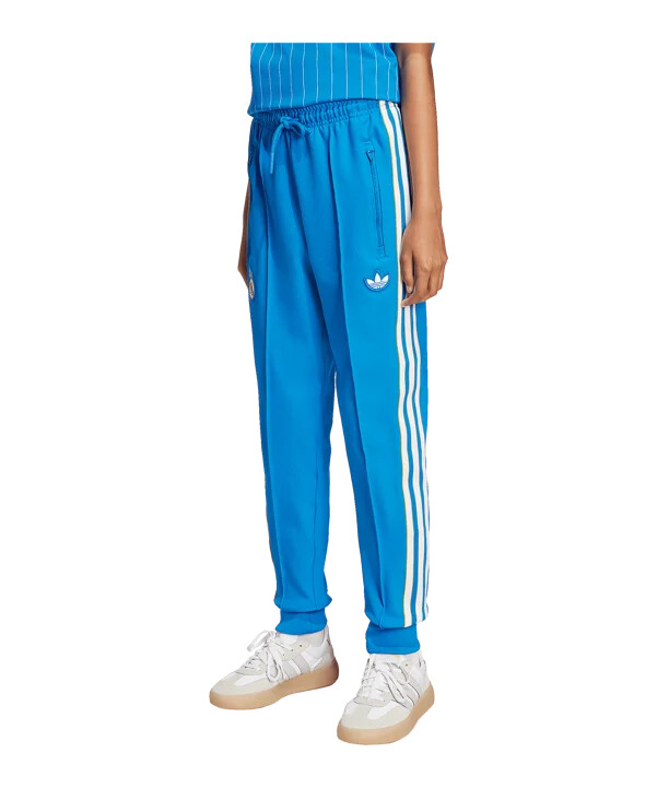 adidas real madrid icon track hose kids blau