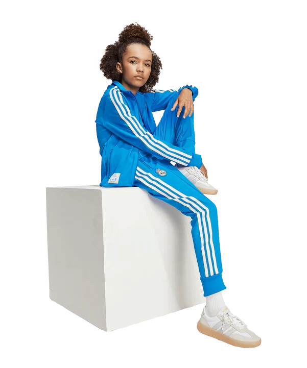adidas real madrid icon track hose kids blau