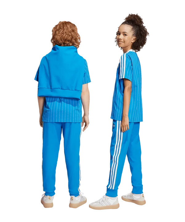 adidas real madrid icon track hose kids blau