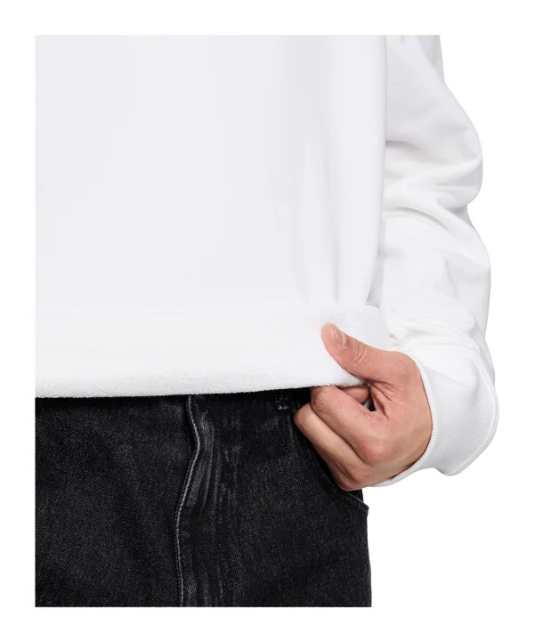 adidas real madrid lfstlr sweatshirt weiß