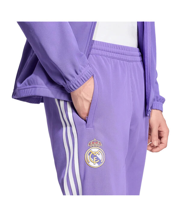 adidas real madrid lfstlr track hose lila