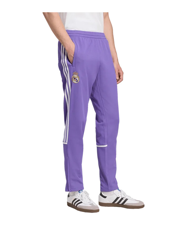 adidas real madrid lfstlr track hose lila