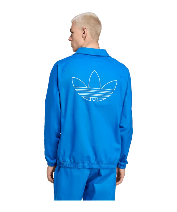 adidas real madrid icon drill sweatshirt blau