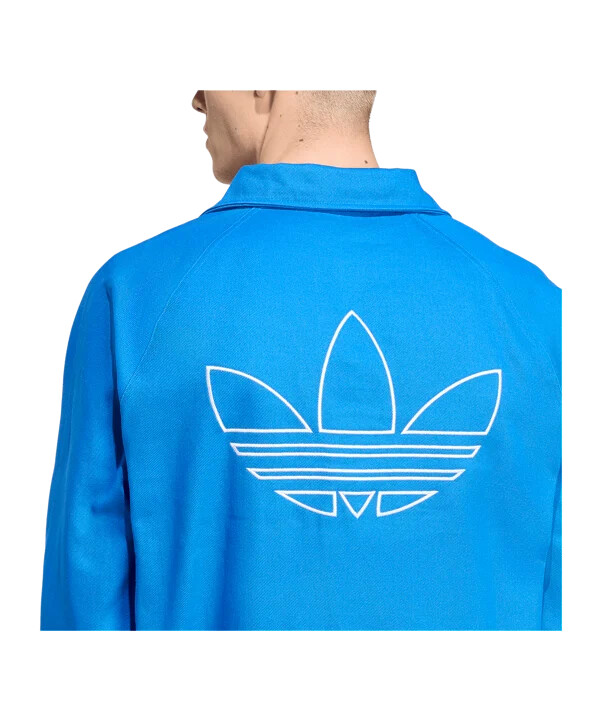adidas real madrid icon drill sweatshirt blau