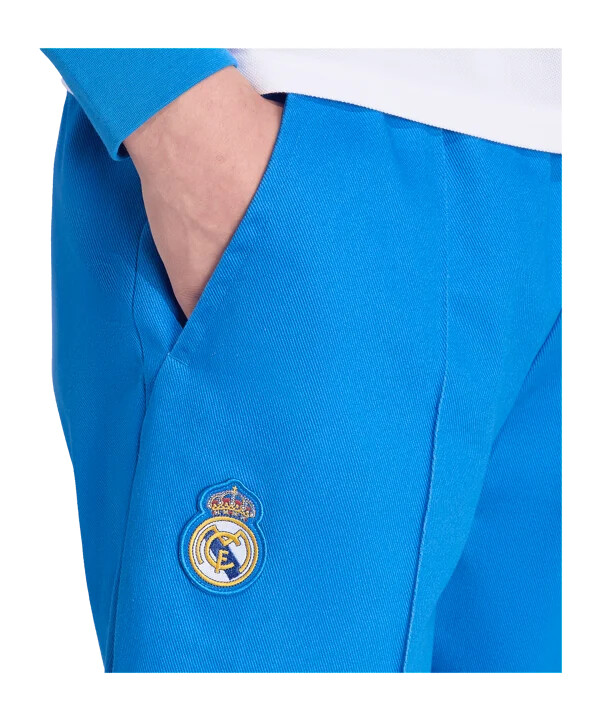 adidas real madrid icon drill hose blau
