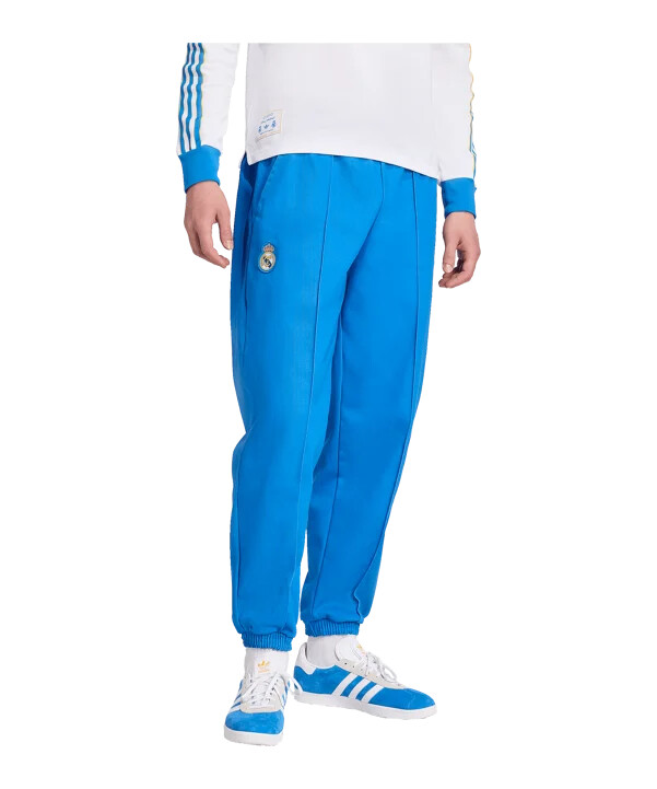 adidas real madrid icon drill hose blau