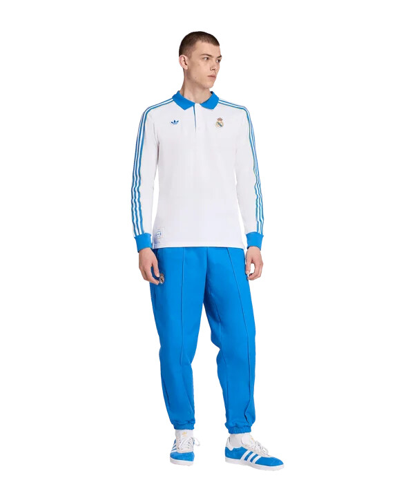 adidas real madrid icon drill hose blau