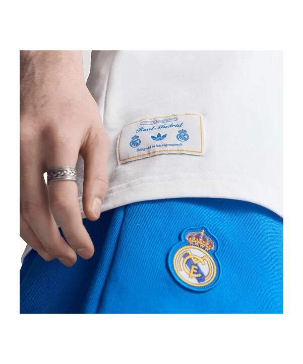 adidas real madrid icon t-shirt weiß
