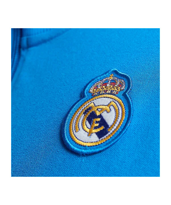adidas real madrid icon track sweatshirt blau