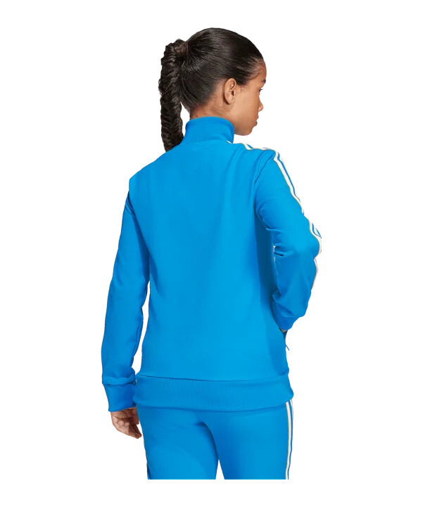 adidas real madrid icon track sweatshirt kids blau