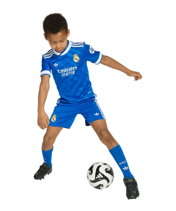 adidas real madrid trikot set 3rd 20252026 kids blau