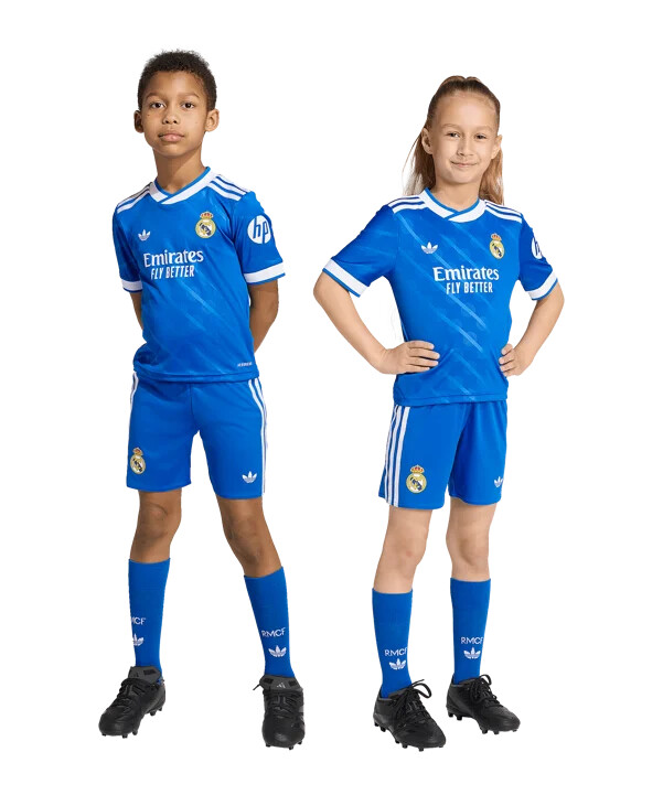 adidas real madrid trikot set 3rd 20252026 kids blau