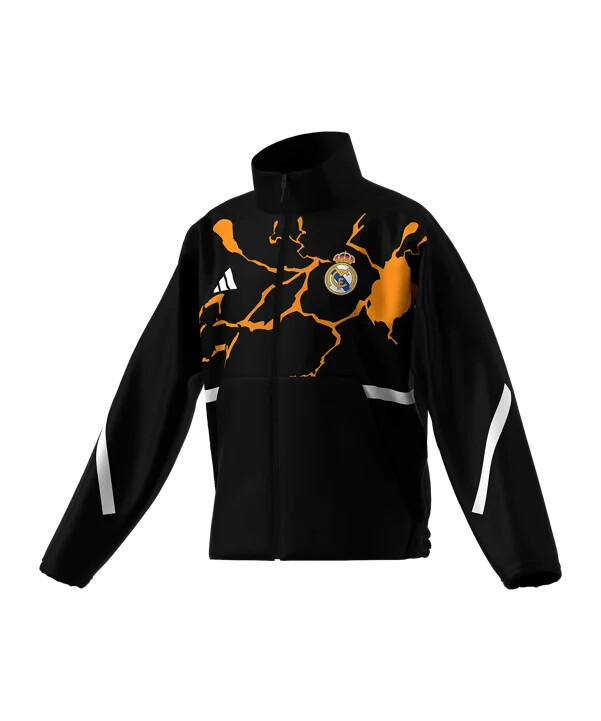 adidas real madrid avengers anthem jacke kids schwarz