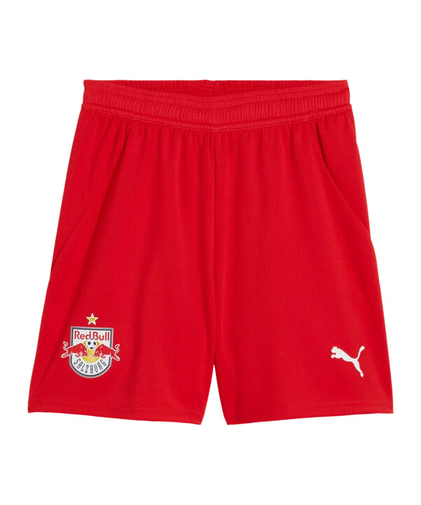 puma rb salzburg short home 20242025 kids rot f02