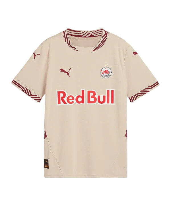 puma rb salzburg trikot 3rd 20242025 kids beige f05