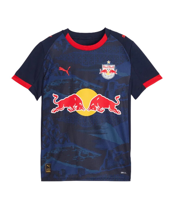 puma red bull salzburg replica trikot away 20252026 kids blau f02