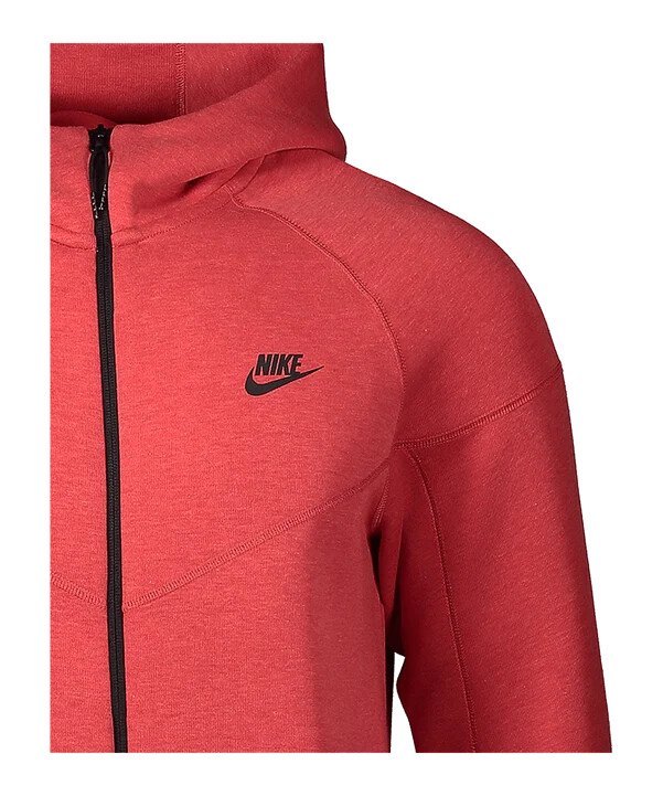 nike sc freiburg tech fleece hoody rot f672