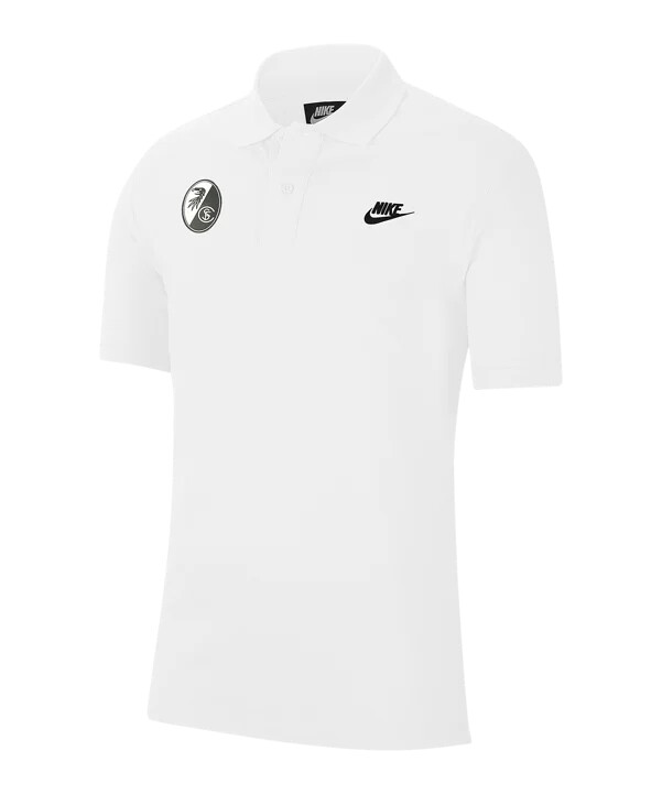 nike sc freiburg poloshirt weiss f100