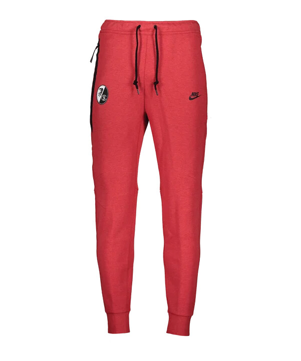 nike sc freiburg tech flc jogginghose rot f672